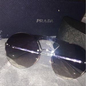 Prada shades brand new black never been used